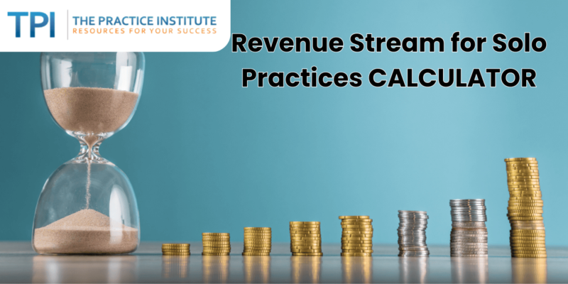 Revenue Stream for Solo Practice Calculator